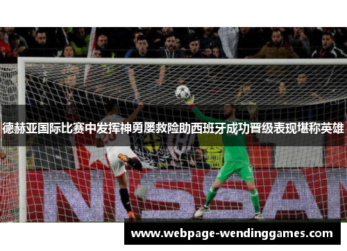 德赫亚国际比赛中发挥神勇屡救险助西班牙成功晋级表现堪称英雄