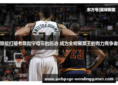 谁能打破老詹和字母哥的统治 成为全明星票王的有力竞争者