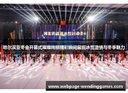 哈尔滨亚冬会开幕式璀璨绚丽精彩瞬间展现冰雪激情与冬季魅力